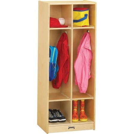 Jonti-Craft LOCKER, COAT, 2 SECTION, BC JNT2682JC